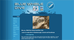 Desktop Screenshot of bluewhaledive.co.uk